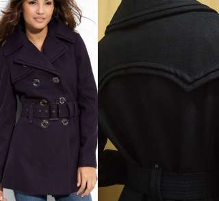 Miss Sixty Double breasted Blend Peacoat Size/Medium  