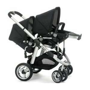 iCandy Pear Tandem Stroller with Upper and Lower Canopies and 