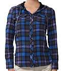 rusty girl s indie l s flannel plaid large nwt  