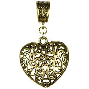  1pc 55mm Metal Heart Pendant Arts, Crafts & Sewing