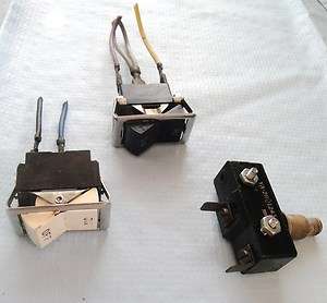 BLODGETT OVEN SWITCHES, BLOWER SWITCH, LIGHT SWITCH, DOOR SAFETY 