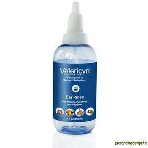 Vetericyn ear rinse Dog Cat Ear infections and cleanser  