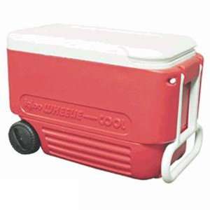  Wheelie Cool 38 Wheeled Cooler, Red