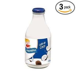 Menina Coconut Milk 200ml 3 pack  Grocery & Gourmet Food