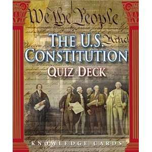  The U.S. Constitution Quiz Deck Knowledge Cards Office 