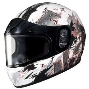  HJC CL Y Katzilla Youth Snowmobile Helmet White MC10 Automotive