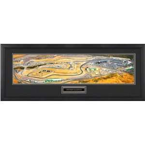 Infineon Raceway Framed Panoramic with Engraved Plate  