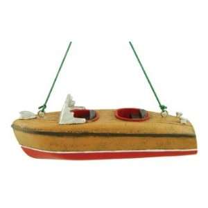  Classic Boat Ornament, 5 inch