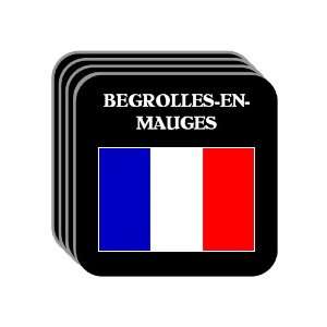  France   BEGROLLES EN MAUGES Set of 4 Mini Mousepad 