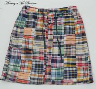 Crew Madras Plaid Skirt Size 10 Womens  