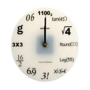  Math Clock Scientific Numbers Wall Clock
