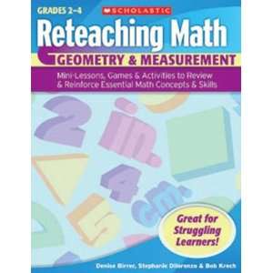  Scholastic Reteaching Math Geometry & Measurement (Grade 