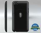 IvySkin Quattro 3 touch thru case Jet Black for iPod Touch 4G