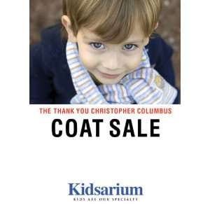  Thank You Columbus Coat Sale Sign