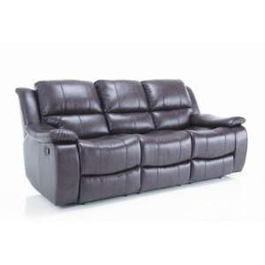  Homer Leather Sofa in Brown Furniture & Decor