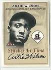 2001 Fleer Tradition Jackie Robinson Jersey Stitches Time BV 120 