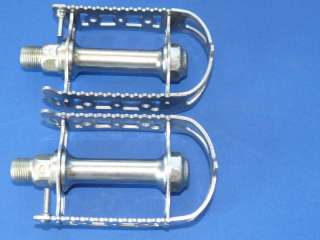 NOS Lyotard french threaded quill pedals 14 x 1.25tpi  