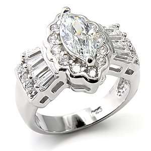  .95ct Marquise cut Engagement Ring Masterpiece size 5 