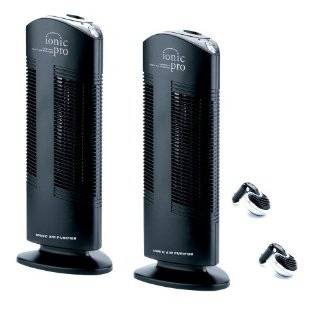 Ionic Pro CA200T Twin Pack Compact Ionic Air Purifier with Bonus Car 