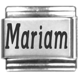  Mariam Laser Name Italian Charm Link Jewelry