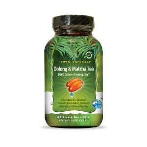 Irwin Naturals Oolong and Matcha Tea, 63 Count