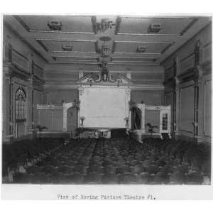   moving picture theaters,c1909,#1,seats,isle,screen