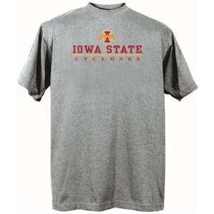  Iowa State Cyclones ISU NCAA Dark Ash Short Sleeve T Shirt 