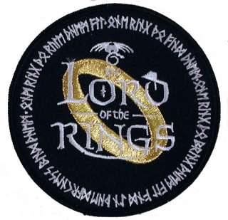 Lord of the Rings Movie Logo Patch  Large  