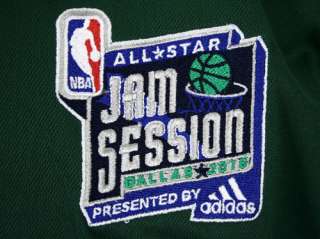 ADIDAS NBA ALL STAR POLO SHIRT JAM SESSION GREEN NEW  