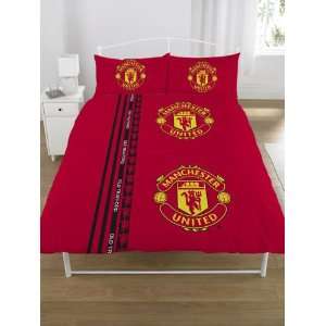  Manchester United Stripe Double Quilt Cover Kitchen 