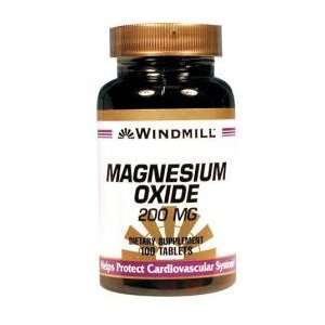 Magnesium Oxide Tb 200mg Wmill Size 100