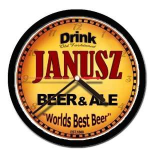  JANUSZ beer and ale cerveza wall clock 