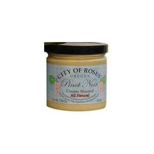 City of Roses All Natural Oregon Pinot Noir Creamy Mustard 7.25 oz 