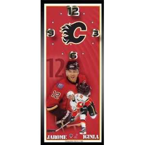 Jarome Iginla 17 x 16 Clock