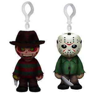  Freddy Krueger and Jason Voorhees Plush Clip Ons Set Toys 