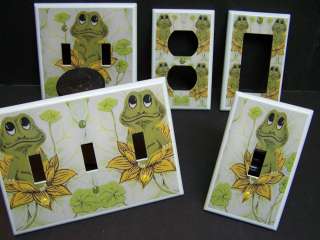   THE FROG RETRO 70S  FROG LIGHT SWITCH OR OUTLET COVER  