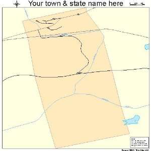  Street & Road Map of Jeddo, Pennsylvania PA   Printed 