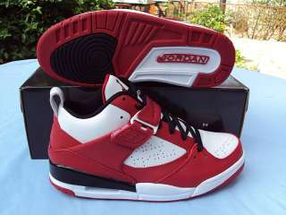 New Nike Jordan Flight 45 Wht/Red Mens Basketball Shoe  