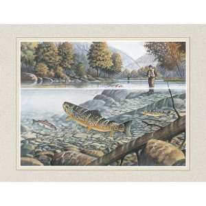  Ron Jenkins   Jumping Trout Canvas
