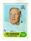 1968 Topps #53 * Rams Les Josephson RC * EX