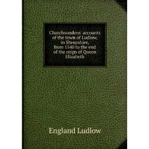 Churchwardens accounts of the town of Ludlow, in Shropshire, from 