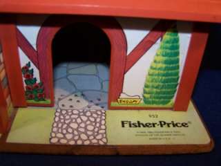 FISHER PRICE LITTLE PEOPLE PLAY FAMILY HOUSE #952 VINTAGE  