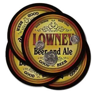  Lowney Beer and Ale Coaster Set