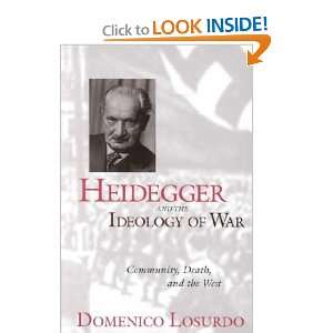  Heidegger and the Ideology of War Domenico Losurdo Books