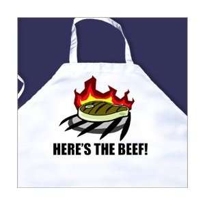  Heres the Beef Printed Apron