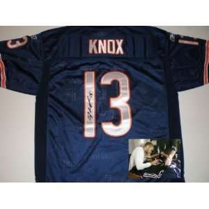  Johnny Knox Autographed Jersey