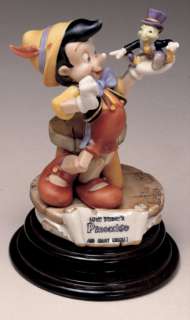 Disney Capodimonte Laurenze Pinocchio Jiminy Cricket  