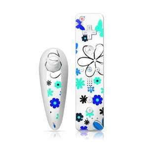  Josies Garden Design Nintendo Wii Nunchuk + Remote 