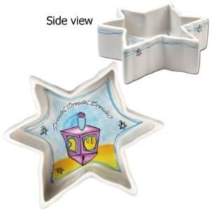  Hanukkah Little Dipper Star Bowl, Dreidel Judaica