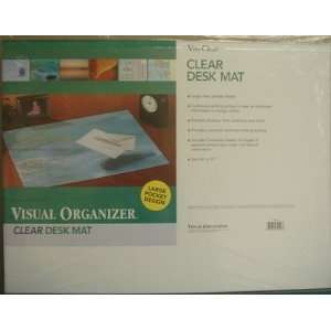  VC3533 Visual Organizer Visu Clear Clear Desk Mat 24 x 19 